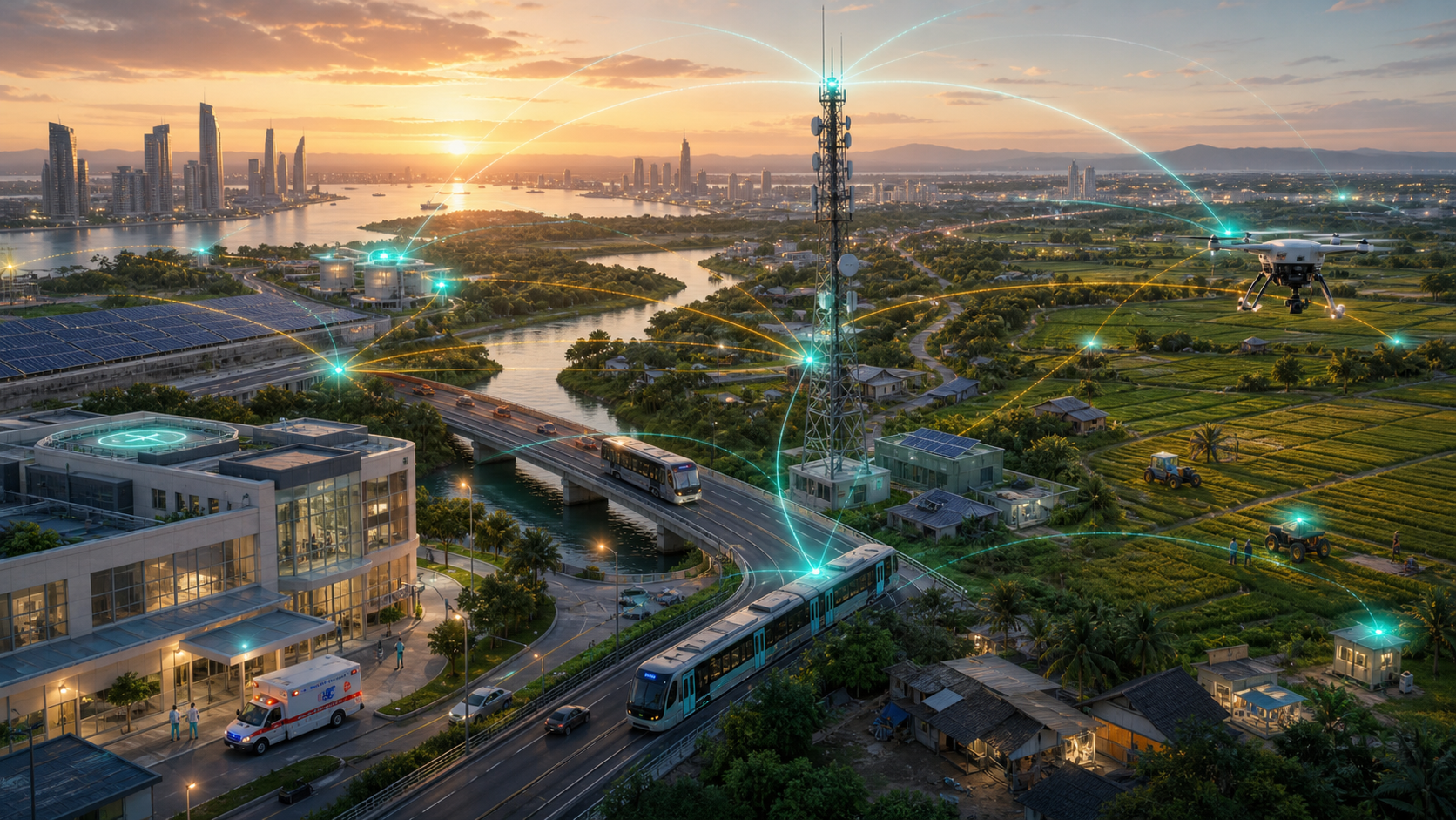 Integrated urban research demonstrator connecting mobility, health, energy, and environmental services